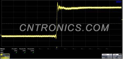圖6 Flat mode階躍響應(yīng)實測測量結(jié)果
