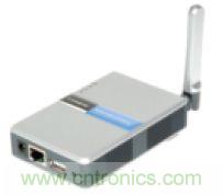 圖1:Linksys WPS54G打印服務器。