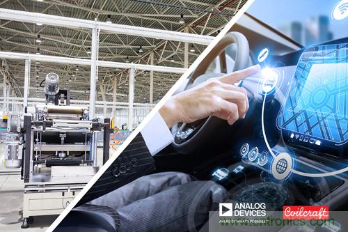 貿澤聯手Analog Devices與Coilcraft推出降噪解決方案，有效抑制汽車和工業(yè)應用中的EMI干擾