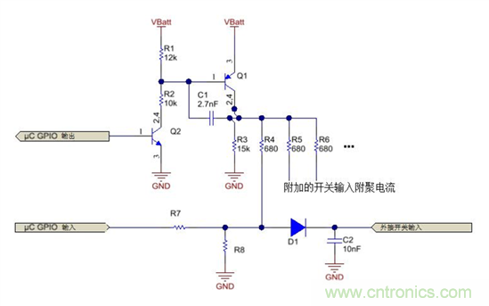 多開關檢測接口:為實現(xiàn)更小型、更高效設計集成化功能