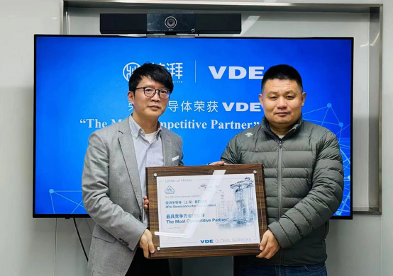 榮耀加冕！榮湃半導體榮獲VDE頒發(fā)“最具競爭力合作伙伴獎”